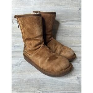 UGG Australia Mayfaire Brown Leather Winter Boots S/N 5116 Size 7